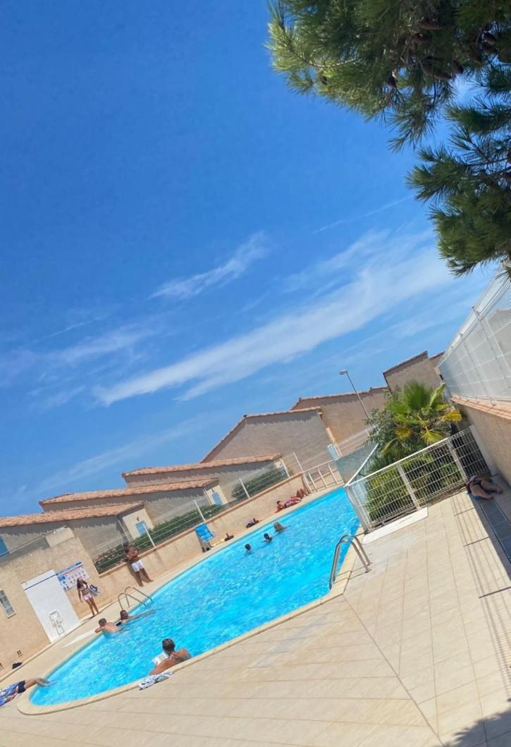 T3 Vue Mer Et Plage, Avec Wifi Et Parking Saint-Pierre-la-Mer  Exterior foto