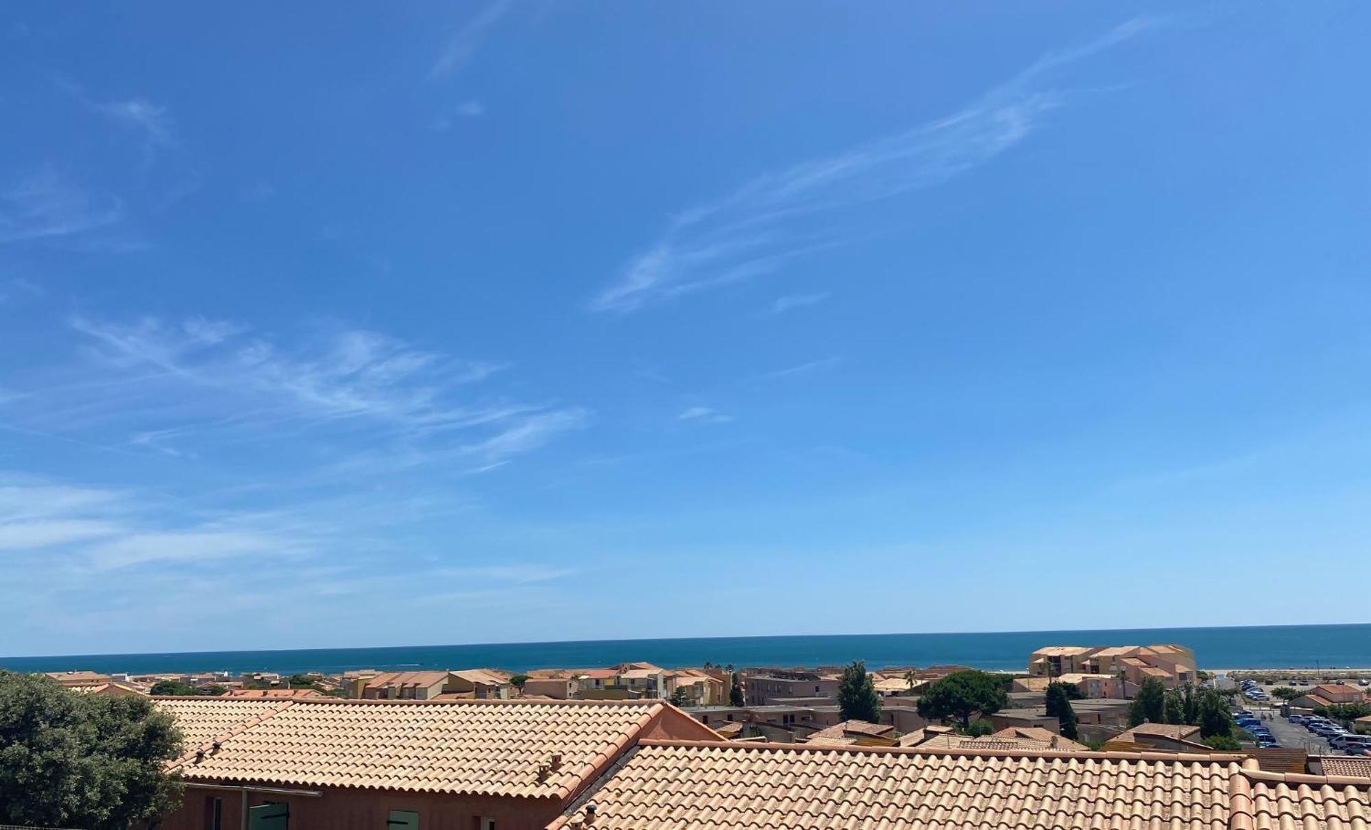 T3 Vue Mer Et Plage, Avec Wifi Et Parking Saint-Pierre-la-Mer  Exterior foto