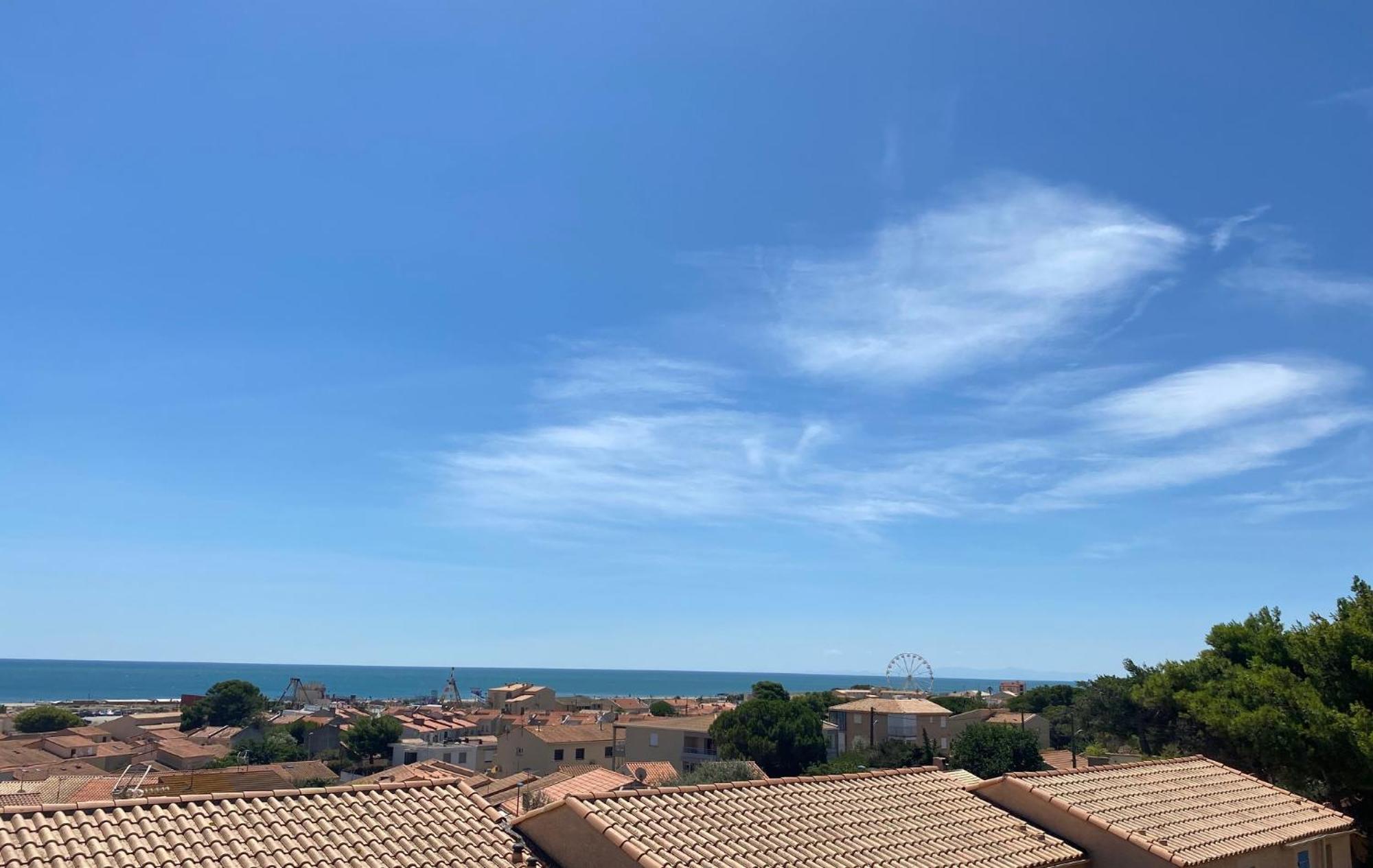 T3 Vue Mer Et Plage, Avec Wifi Et Parking Saint-Pierre-la-Mer  Exterior foto