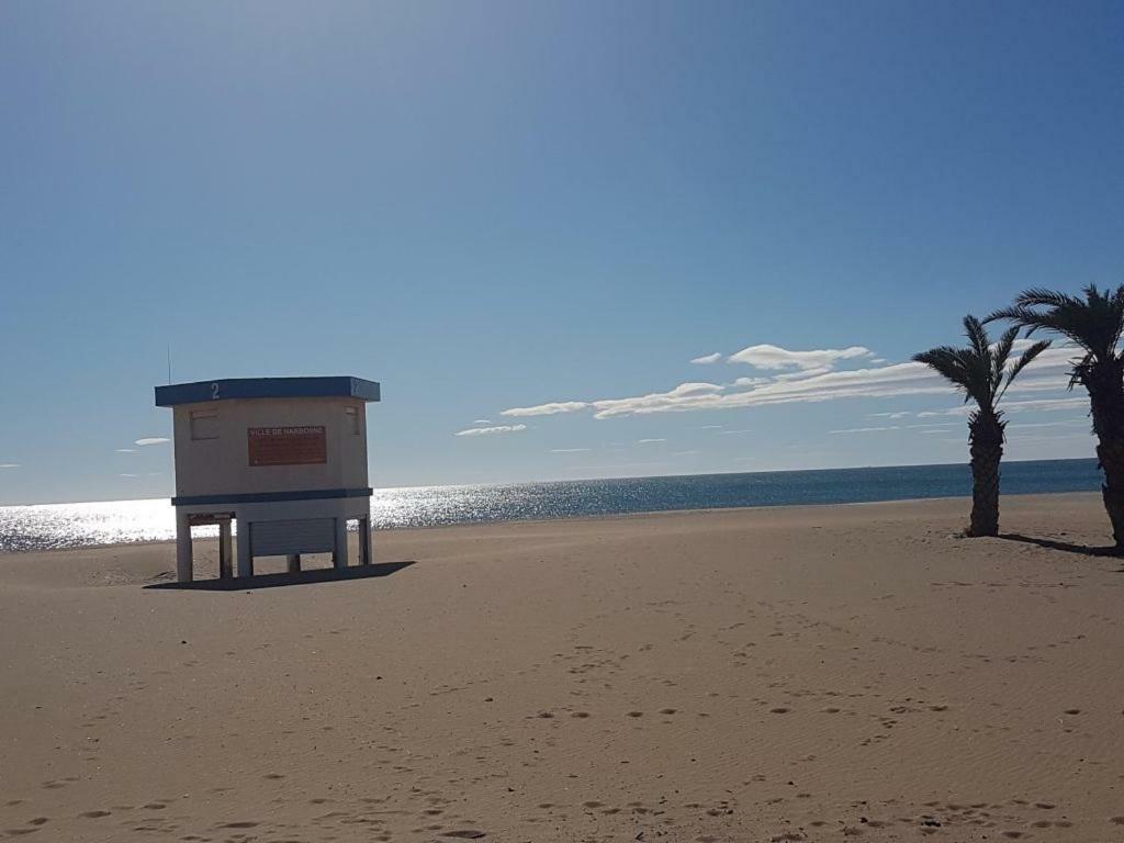 T3 Vue Mer Et Plage, Avec Wifi Et Parking Saint-Pierre-la-Mer  Exterior foto